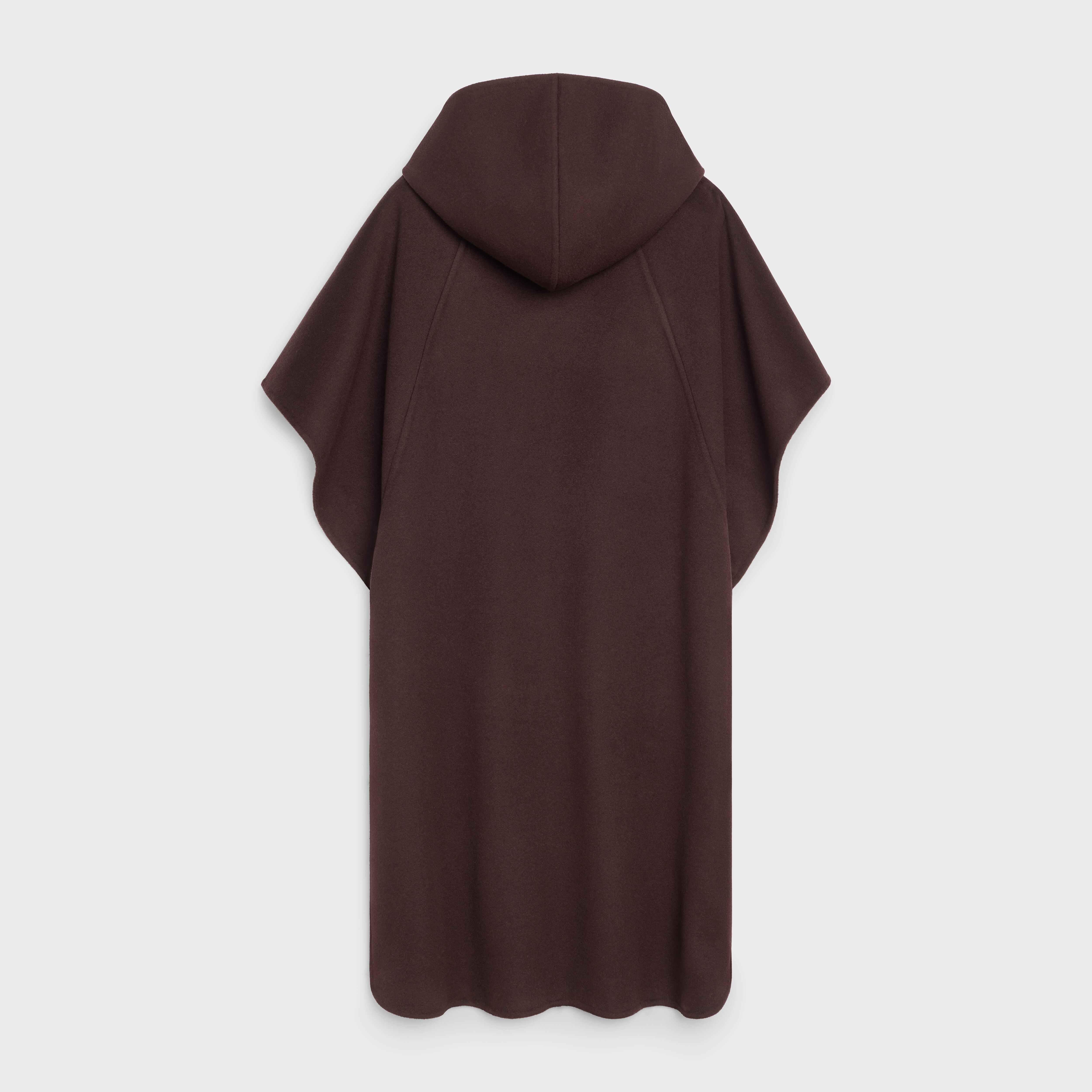 REVERSIBLE PONCHO IN CASHMERE - 2