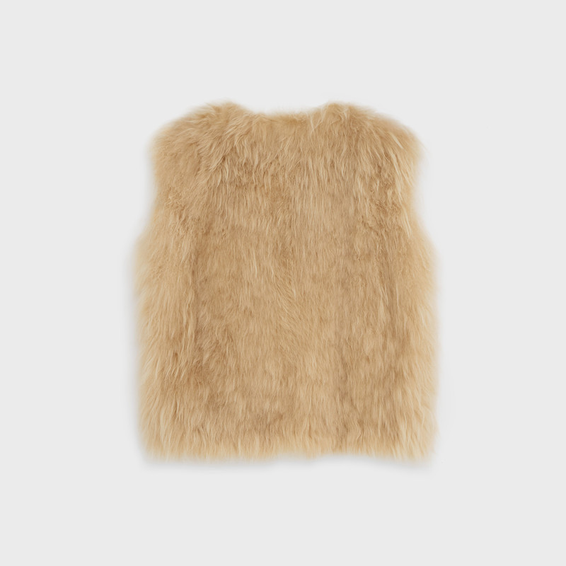 CELINE OVERSIZE GILET IN CASHMERE GOAT outlook