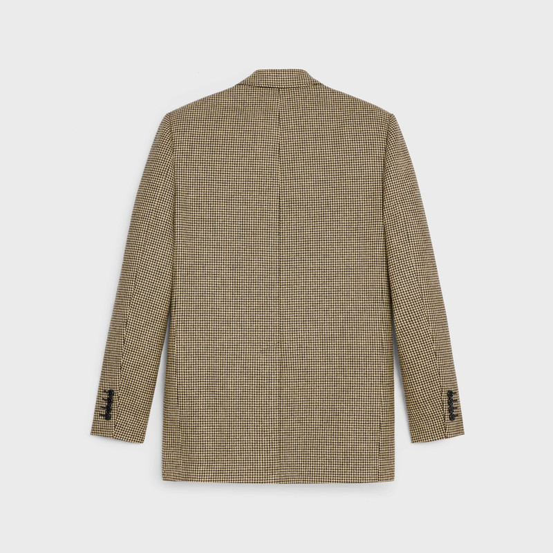 CELINE "TOURNON" JACKET IN HOUNDSTOOTH WOOL outlook
