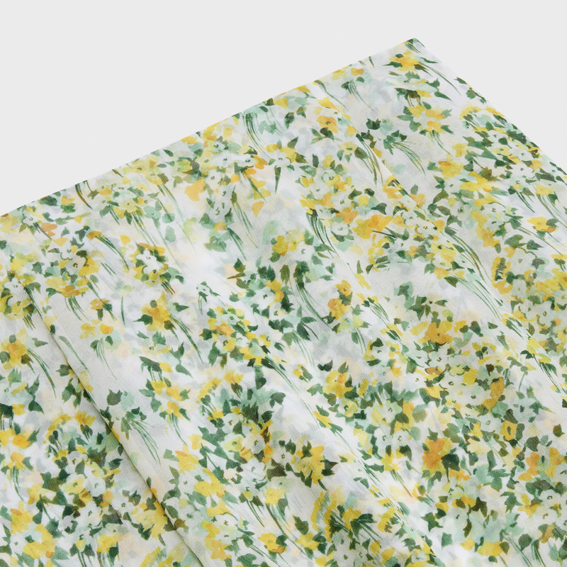 FLOWING MIDI SKIRT IN SILK GEORGETTE 3