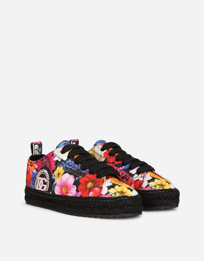 Dolce & Gabbana Printed canvas espadrilles outlook