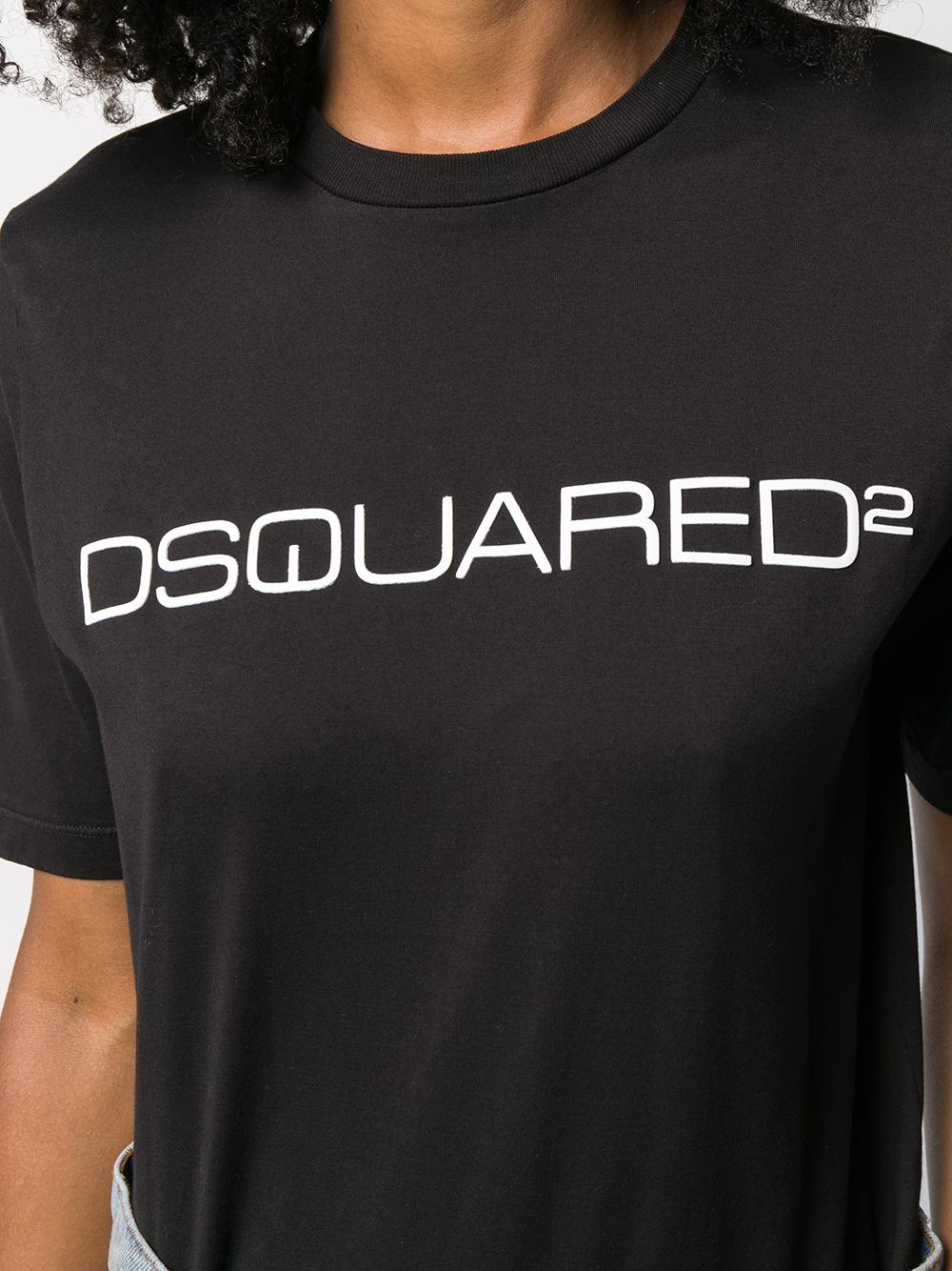 logo print T-shirt - 9