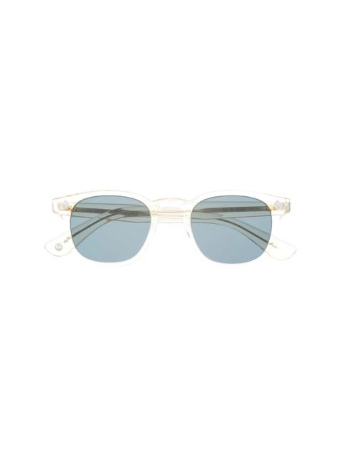 Garrett Leight transparent square-frame sunglasses