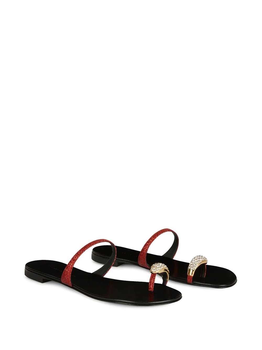 Ring toe-strap sandals - 3