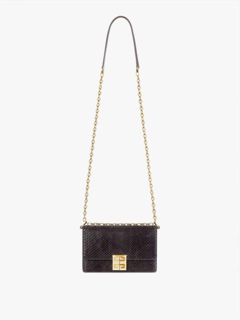 Givenchy SMALL 4G BAG IN PYTHON WITH CHAIN