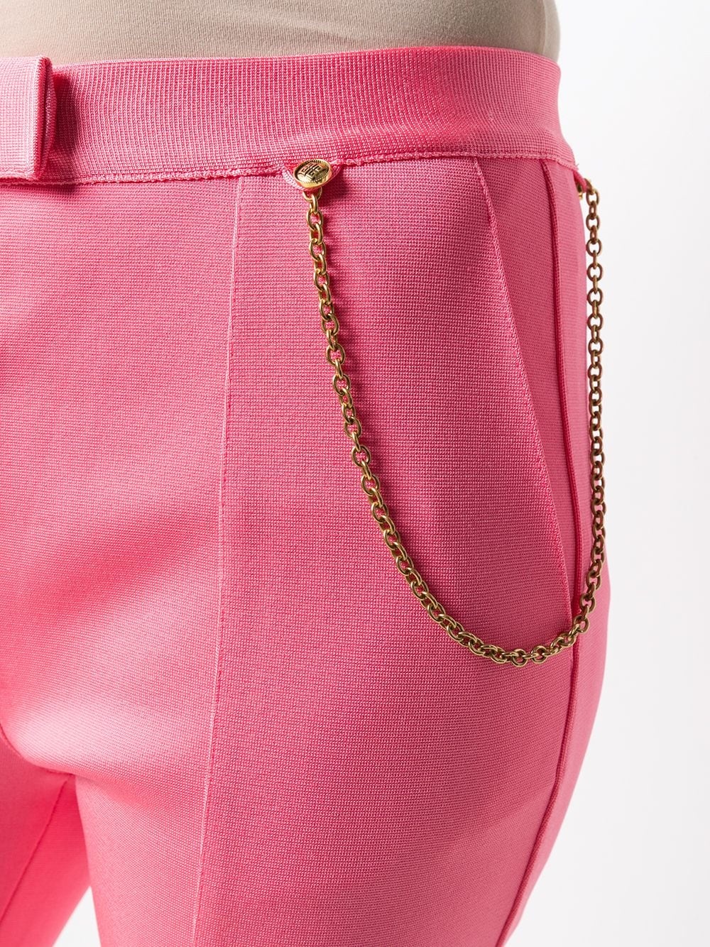 flared cropped trousers - 9