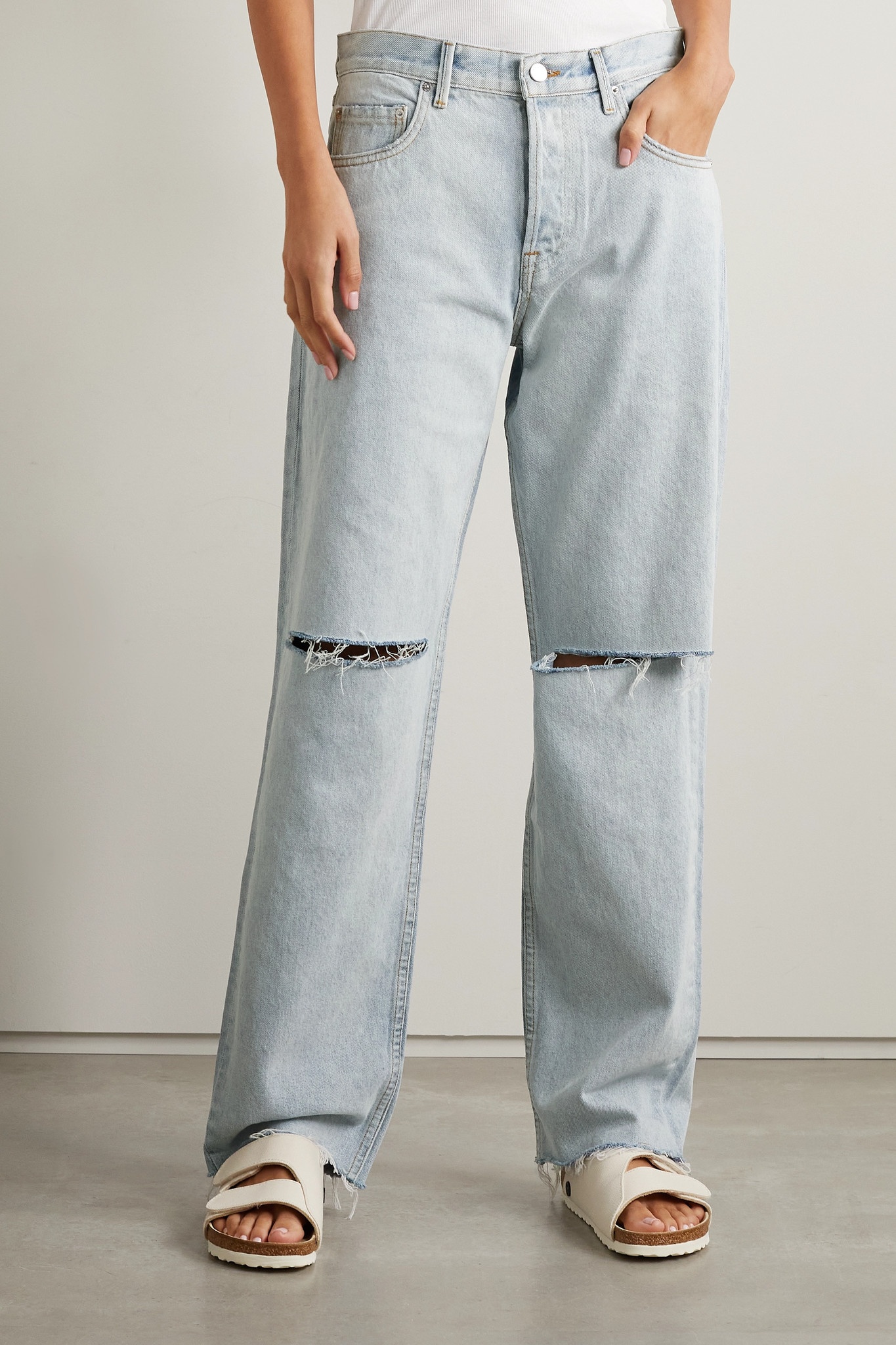 Bella distressed boyfriend jeans - 5