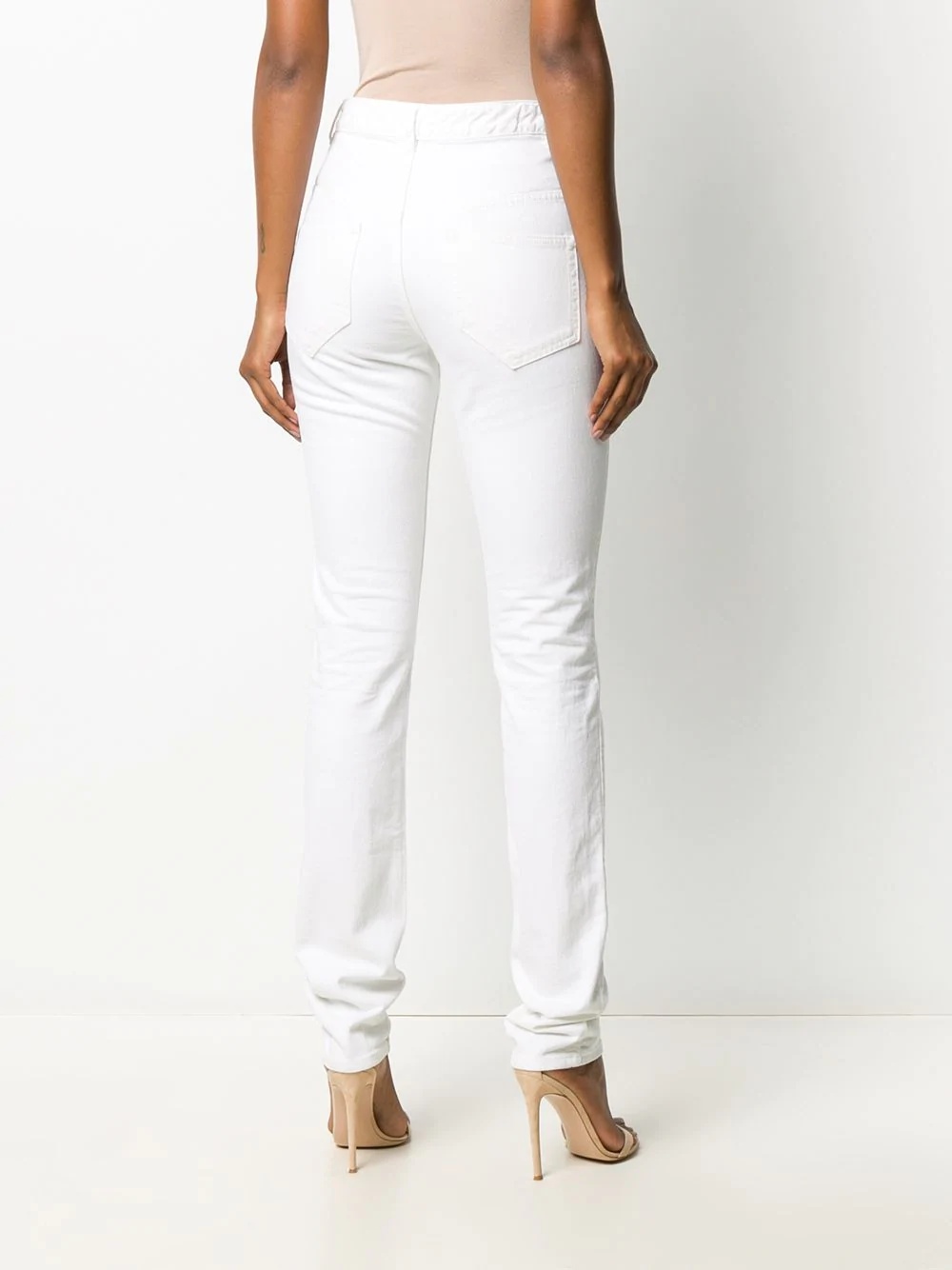 high-waist slim-fit jeans - 7