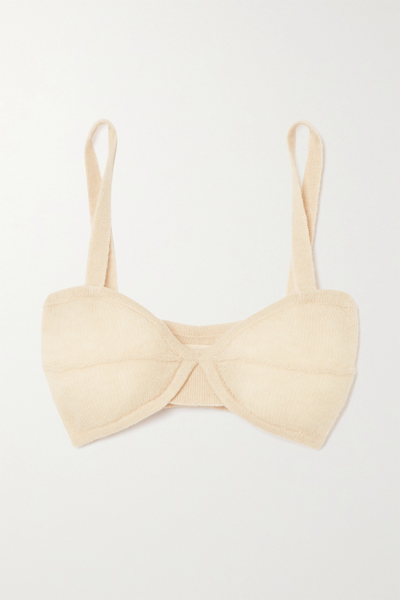 Eda cashmere soft-cup bra - 1