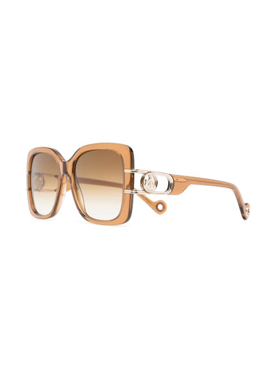 Lanvin oversized square-frame sunglasses outlook