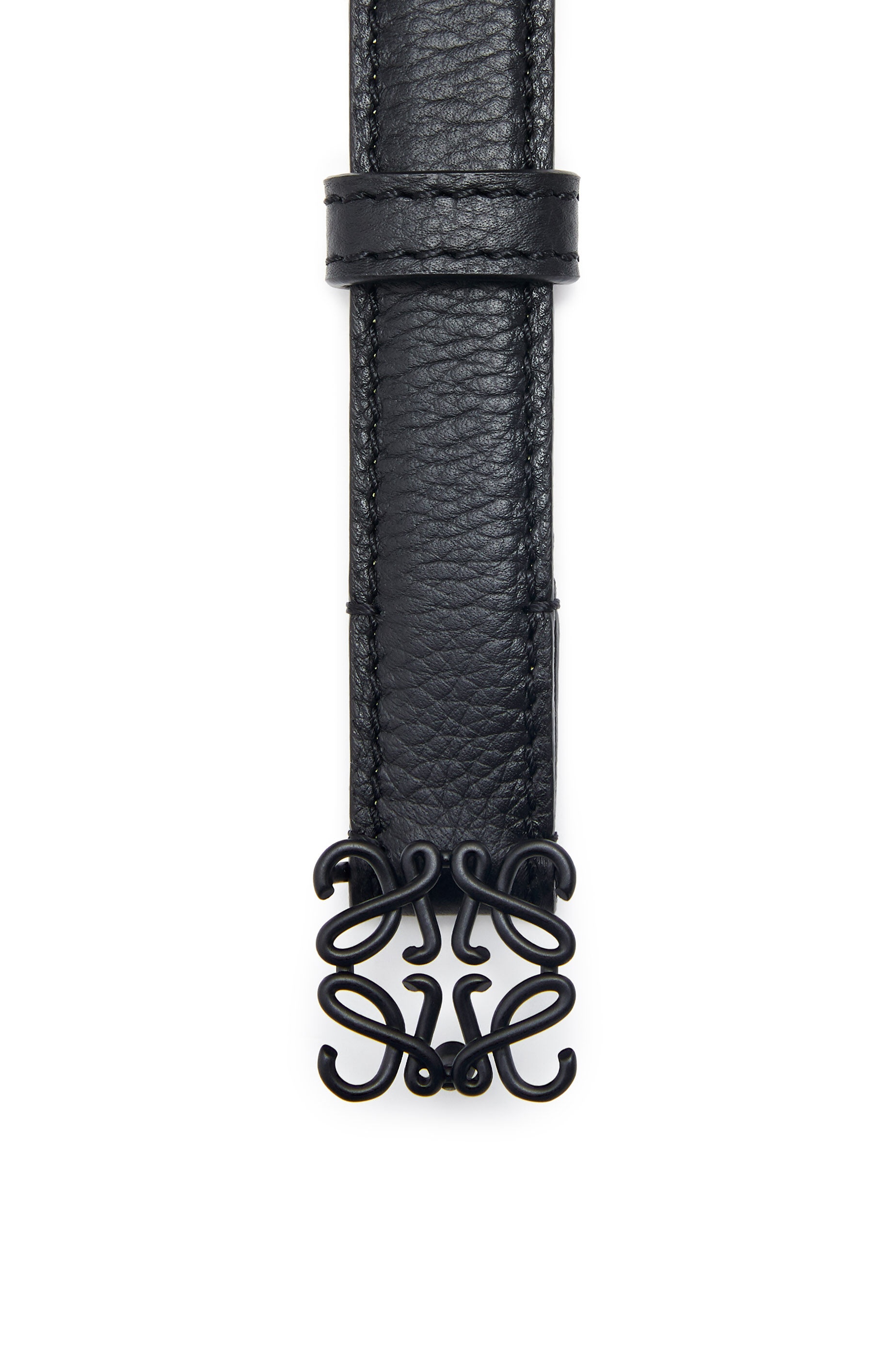Anagram belt in grained calfskin - 3