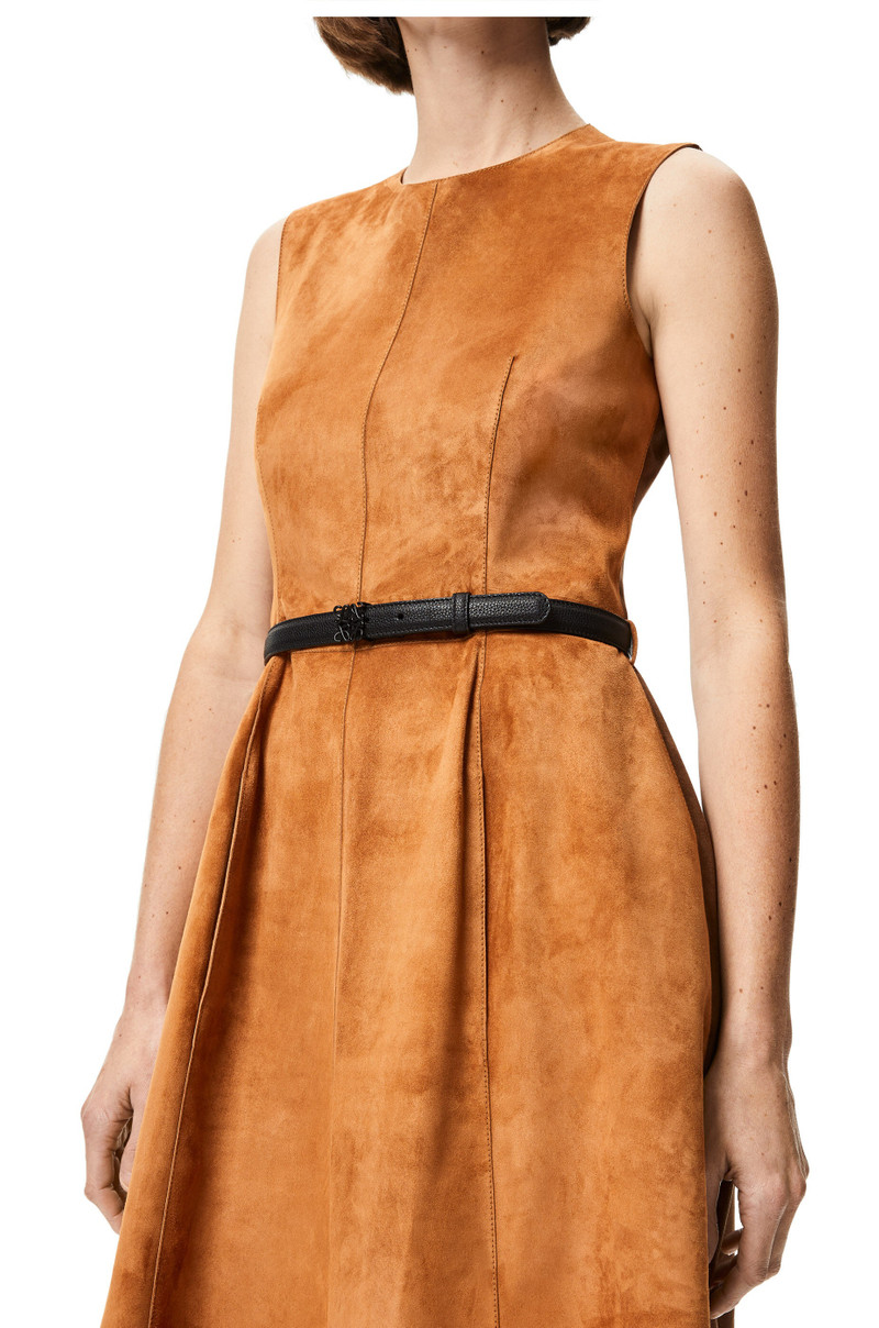 Loewe Anagram belt in grained calfskin outlook