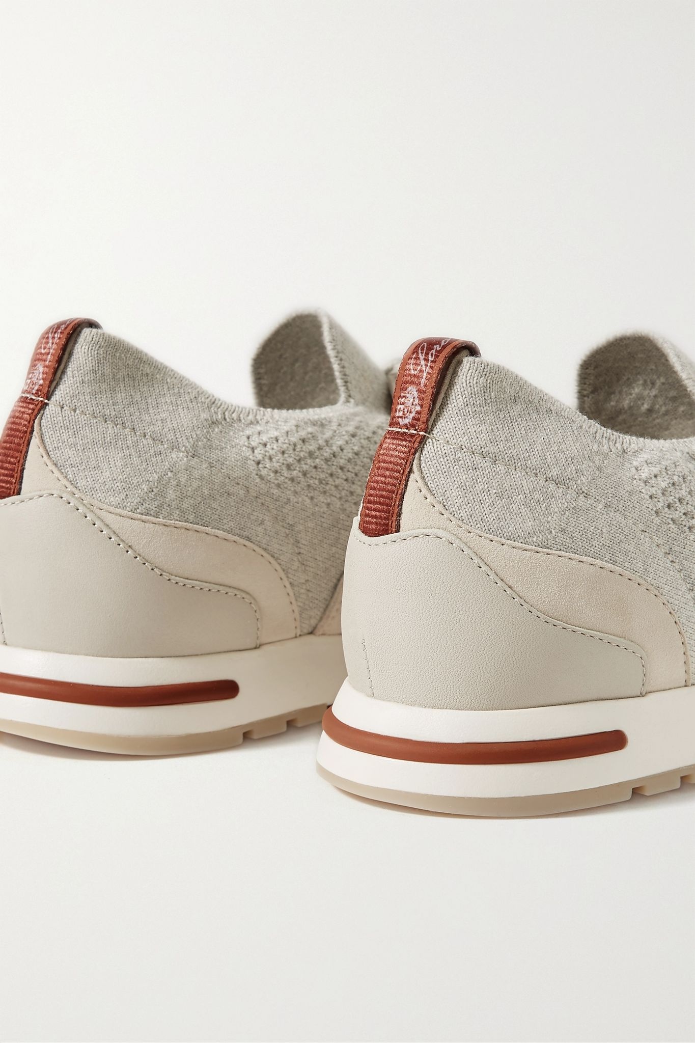 360 Lp Flexy Walk suede and leather-trimmed wool sneakers - 9