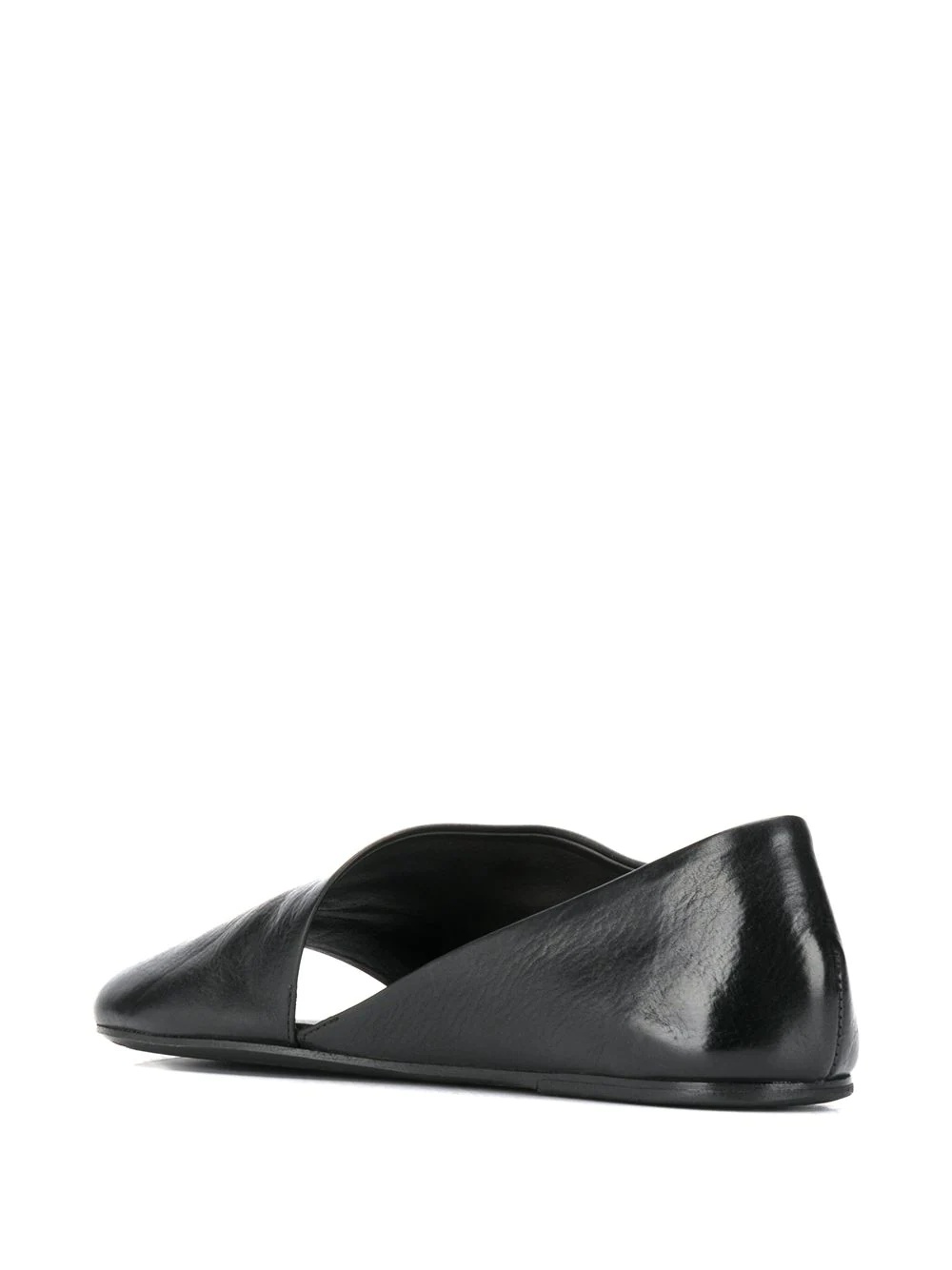 asymmetric leather sandals - 5