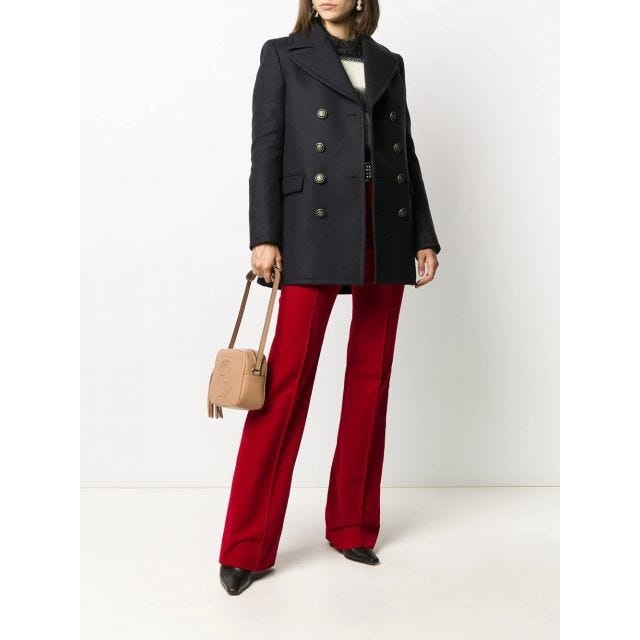 Cotton-corduroy flared pants - 3