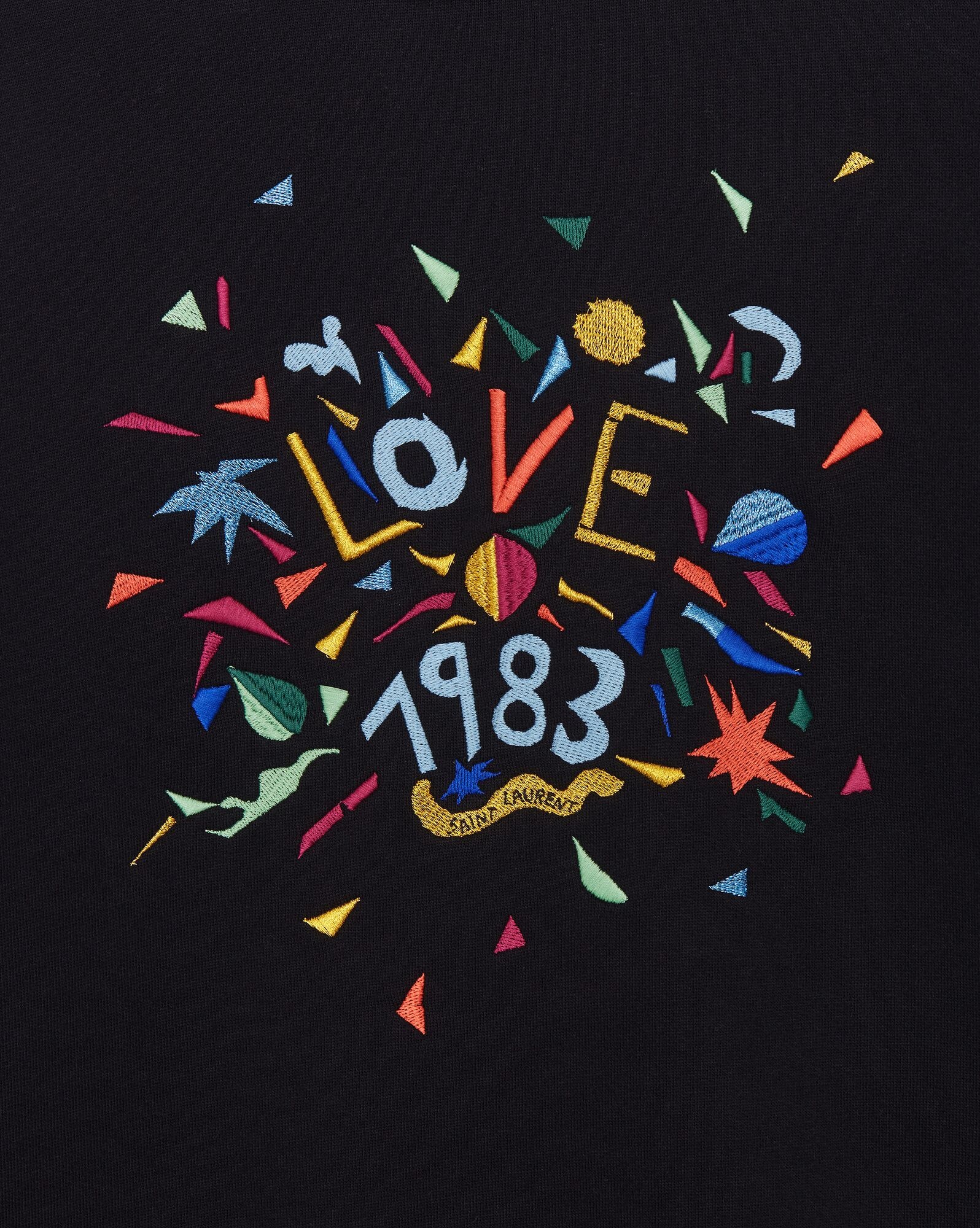 "love 1983" embroidered sweatshirt - 5