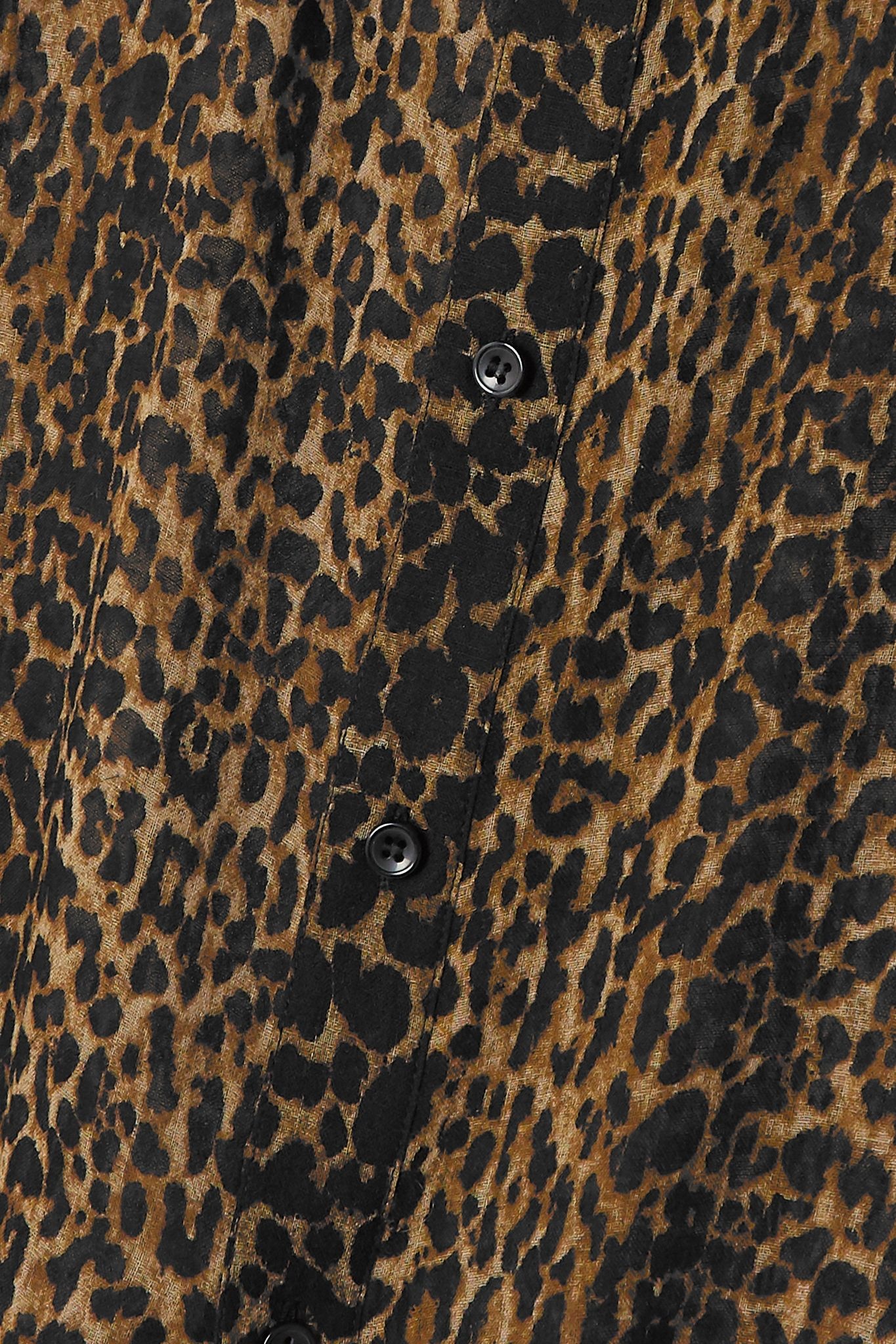 Leopard-print wool-gauze shirt - 9