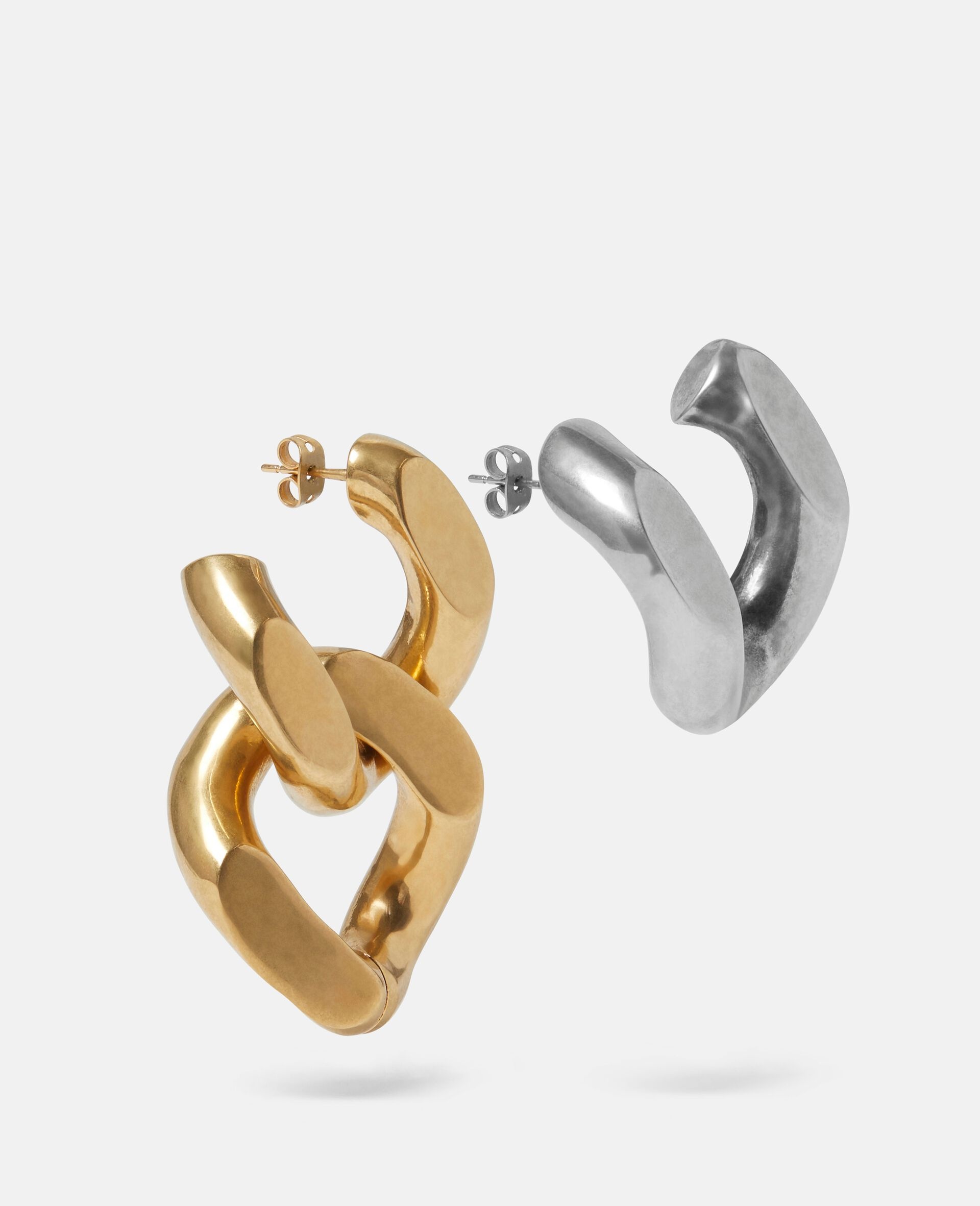 Brass & Aluminum Earrings - 1