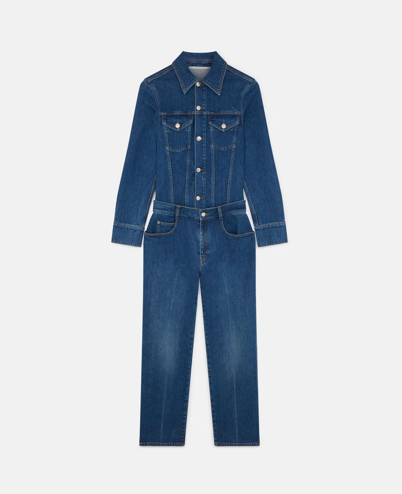 Vintage Wash Denim Jumpsuit 1