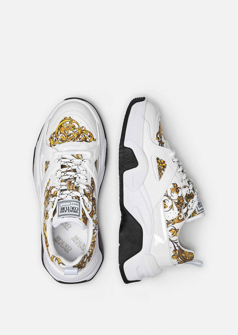 VERSACE JEANS COUTURE Stargaze Regalia Baroque Print Sneakers outlook