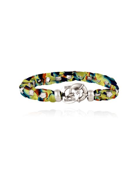 Vilebrequin Unisex braided Bracelet 1981 Flower Turtles - Vilebrequin x Gas Bijoux