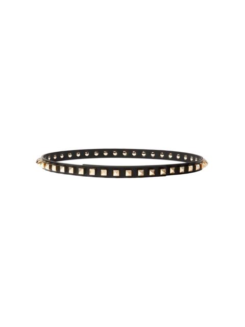 Valentino Rockstud Leather Belt black