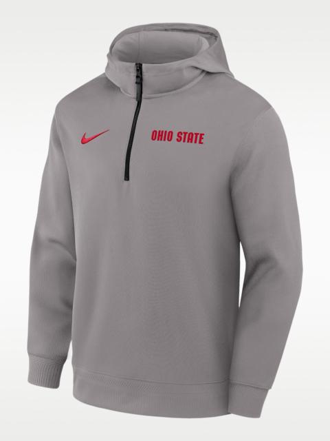 Nike Ohio State Coaches Premium Men’s Nike Dri-FIT College 1/4-Zip Hoodie