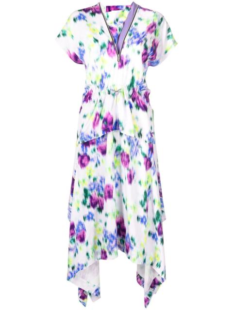 KENZO floral-print midi dress