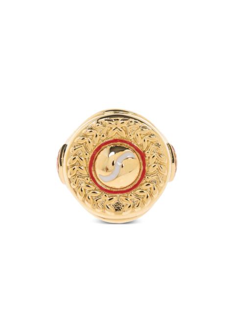CASABLANCA Sports Medallion ring