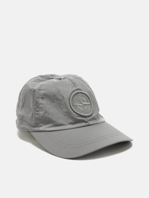 Stone Island Nylon Metal Baseball Cap Pearl Grey