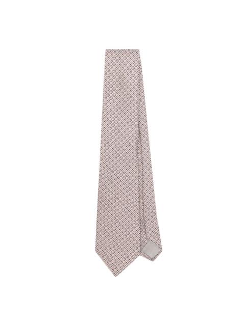 GIORGIO ARMANI patterned-jacquard silk tie