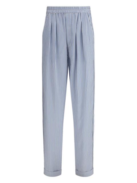 TOM FORD striped silk trousers