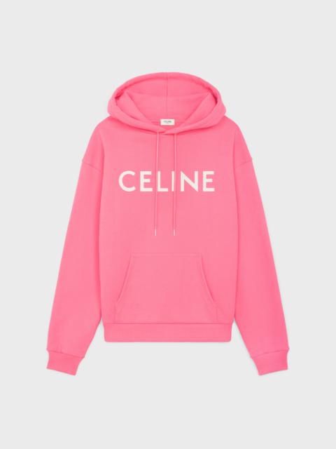 CELINE CELINE HOODIE IN COTTON FLEECE