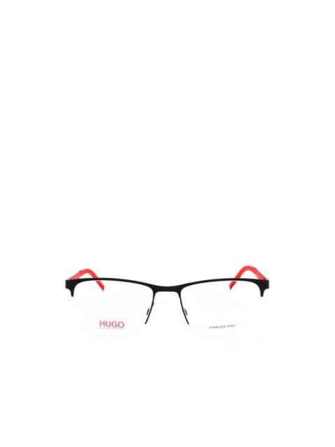 HUGO rectangle-frame glasses
