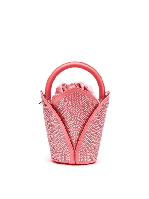 Oscar de la Renta CRYSTAL PAVE TULIPAN NANO BAG