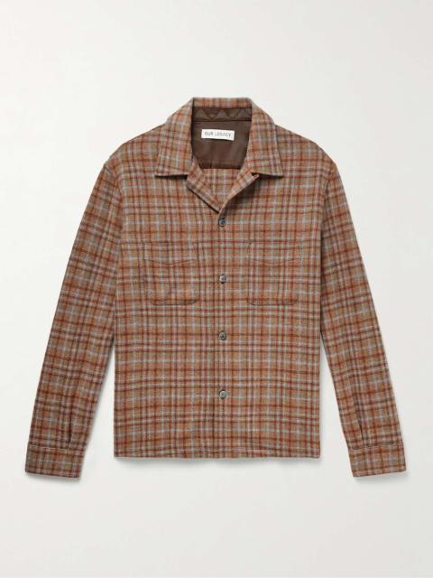 Our Legacy Heusen Checked Wool Overshirt