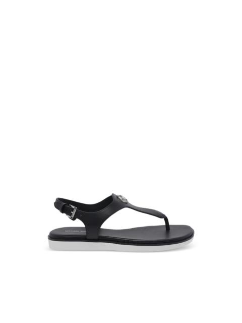 MICHAEL KORS logo buckle sandals