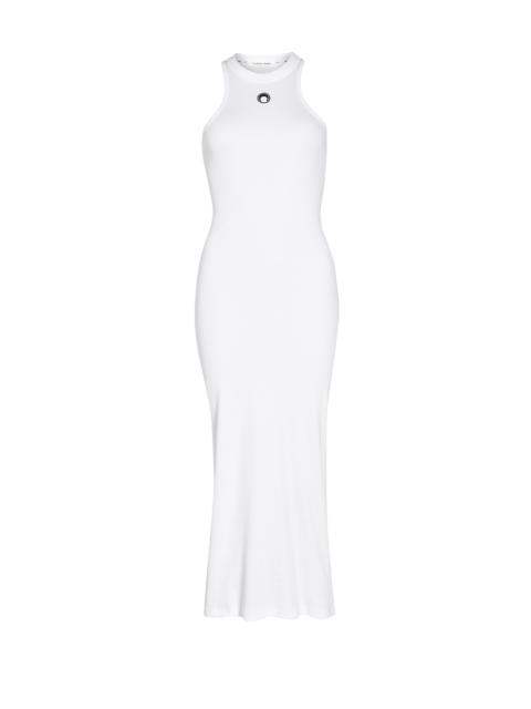 Marine Serre Organic Cotton Embroidered Tank Dress