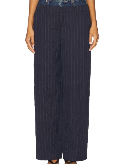 SIMKHAI Ophelia Double Waistband Combo Pant