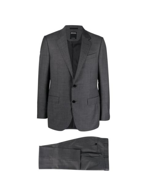 ZEGNA houndstooth-pattern single-breasted suit