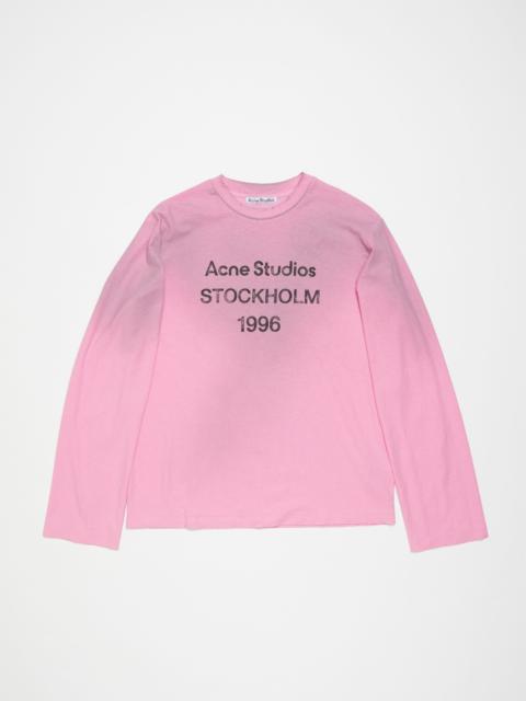 Logo t-shirt - Relaxed fit - Cotton candy pink
