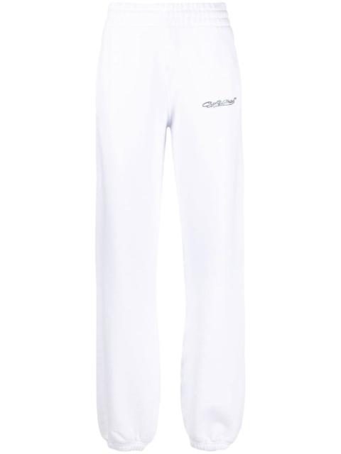 Off-White logo-print track pants