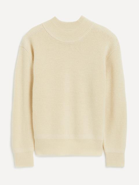 UNIFORM BRIDGE Fisherman Wool Crew-Neck Knit Jumper