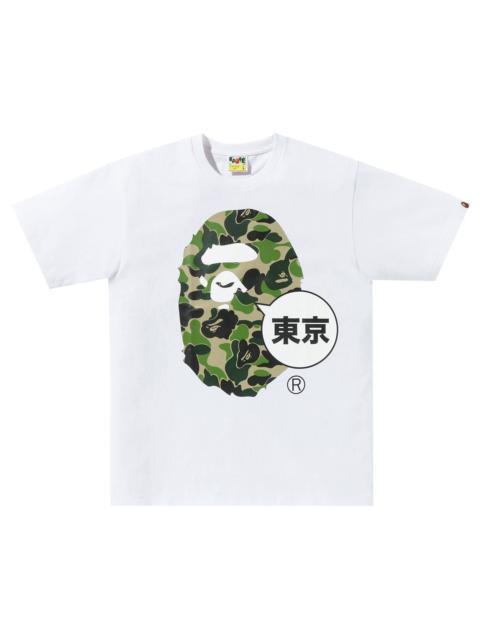 A BATHING APE® BAPE Tokyo Big Ape Head City Tee 'White'