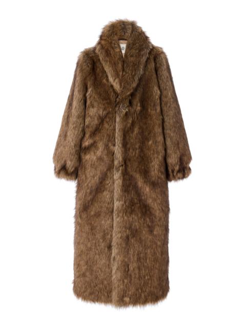 The Garment Damiy Faux Fur Long Coat brown
