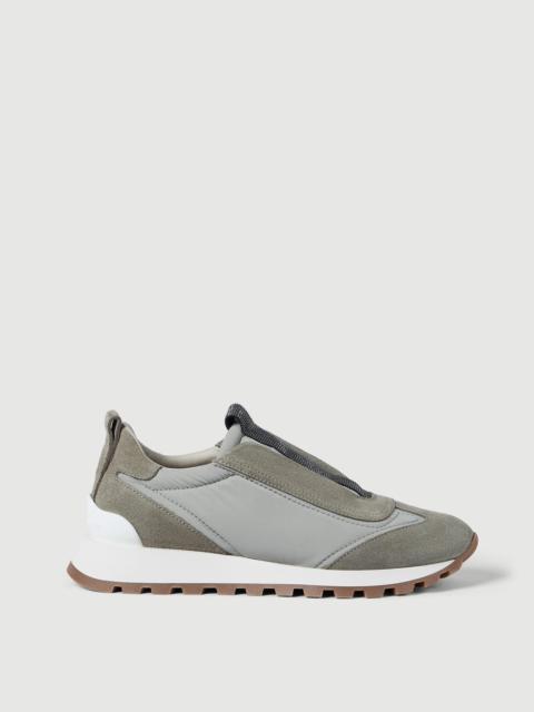 Brunello Cucinelli Techno fabric runners with precious detail