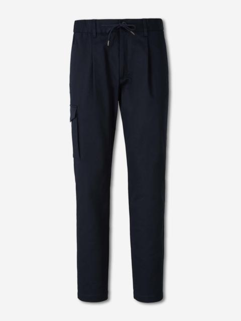 Herno COTTON STRAIGHT LEG TROUSERS