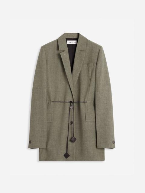 Lanvin BELTED WOOL JACKET