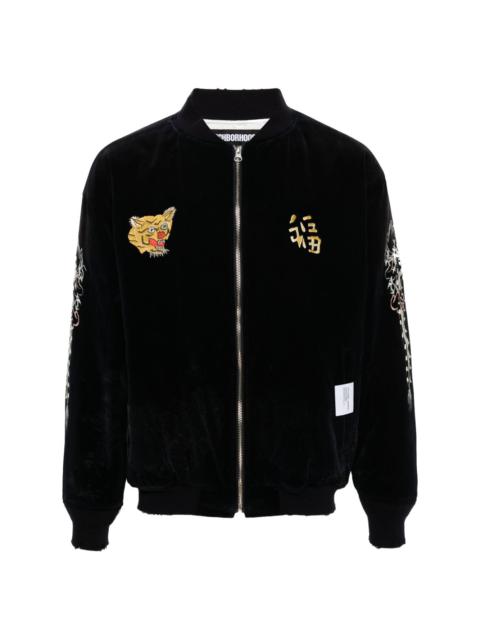 Savage velvet bomber jacket