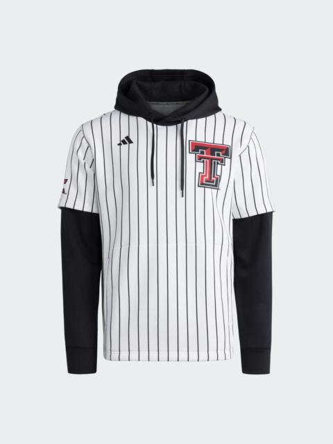 adidas Texas Tech Red Raiders Baseball Hooded Jersey